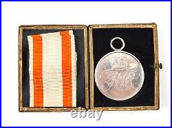 German Germany Prussia Prussian WW1 or Earlier Silver Medal with Box Order Badge