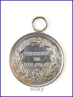 German Germany Prussia Prussian WW1 or Earlier Silver Medal with Box Order Badge