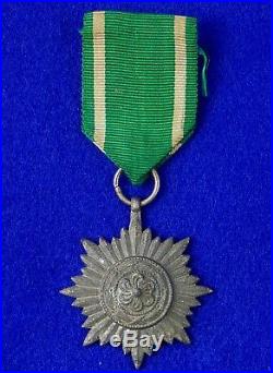 German Germany WW2 Ostwolk Eastern Peoples 2 Class Marked Ring Medal Order Badge