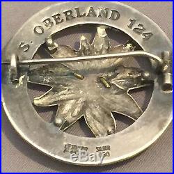German WW2 Silver Badge Medal. Deutsher Alpenverein Edelweiss Medal