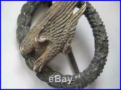 German WW II air borne medal badge osang producer rare fine antique paratrooper