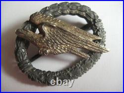 German WW II airborne paratrooper badge medal air force stamp from producer rare