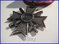 German WW II medal knight cross war merrit swords 41 marker 800 Wehrmacht