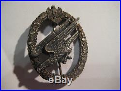 German WW II medal original air force air borne badge from producer IMME Berlin