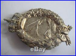 German WW I air force bavarian pilot medal genuine antique badge rare award 1914