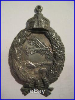 German WW I air force pilot medal producer Juncker 1914-1918 prince size silver