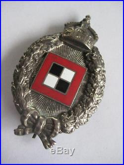 German WW I air force prussia observer medal antique rare badge rare award 1916