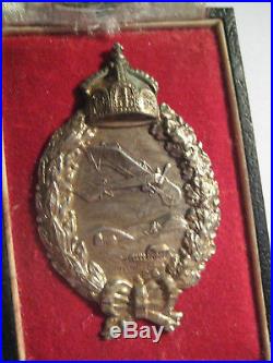 German WW I air force prussia pilot medal award badge in Juncker Berlin case