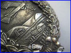 German WW I air force prussia pilot medal genuine antique engraving name 1918