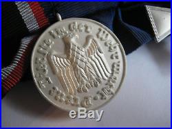 German WW I and WW II ribbon medal bar original Juncker Berlin very rare medals