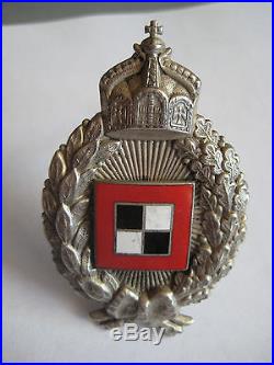 German WW I prussia air force observer badge medal original WW I Juncker rare