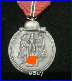 German Ww2 Original Eastern Front Medal With Ribbon