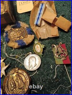 German ww1 and 2 cased items, ribbons