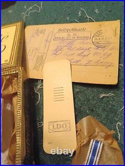 German ww1 and 2 cased items, ribbons