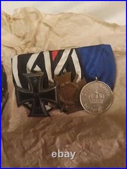 German ww1 medal bar sets in box