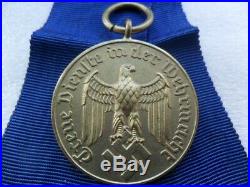 German ww2 Original Third Reich 12 years Army service medal