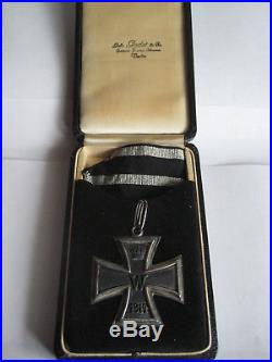 Grand cross of knight cross iron cross medal WW I prussia in Godet case 1914 org