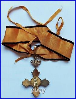Greek Hellenic WWII Order of the Phoenix Commander Cross Full Ribbon