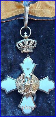 Greek Hellenic WWII Order of the Phoenix Commander Cross Full Ribbon