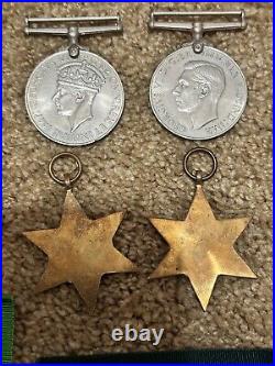 Group Of 4 Ww2 British Military Medals
