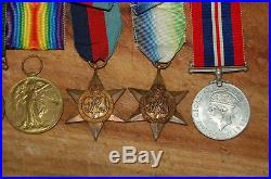 Group of 7 medals to Navy who was killed in WW2 torpedo attack. DUNVEGAN CASTLE