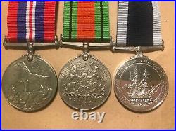HMS Heron RN long service & WW2 medals Royal Navy CREA (A) Hugh Patrick Kenny