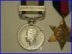 India North West Frontier & WW2 Medal Group 13th Lancers Sowar