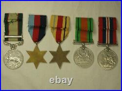 India North West Frontier & WW2 Medal Group 13th Lancers Sowar