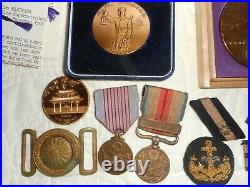 Japanese medal and insignia lot WW2 some post war