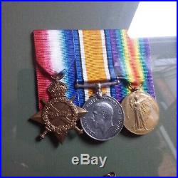 Killed In Action 25th April 1915 First Day Gallipoli Australian Ww1 Medal Trio