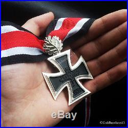 Knights Cross of the Iron Cross with Leaf WW2 German Medal 1939 Ritterkreuz Copy