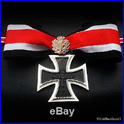 Knights Cross of the Iron Cross with Leaf WW2 German Medal 1939 Ritterkreuz Copy