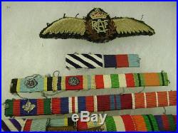 LARGE WW2 MEDAL LOT RCAF PILOT WithC A. A. SMITH DFC! 4 STARS 4 MEDALS DECORATIONS