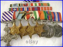 LARGE WW2 MEDAL LOT RCAF PILOT WithC A. A. SMITH DFC! 4 STARS 4 MEDALS DECORATIONS