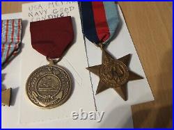 LOT Honor medal medals militaria item cross star de la Escuela ATS war antique