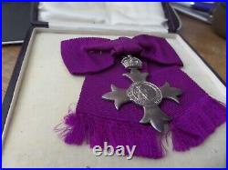 Ladies Cased MBE Medal Member Of Order Of the British Empire