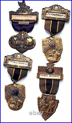 Large Lot Wwi Medals, Pins, Patches 35 Items Harry V Morrill