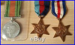 Large Mixed Lot Of Original Full Size Military British Medals WW1 WW2