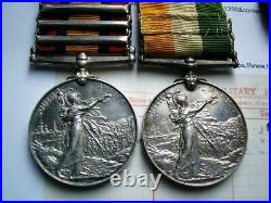 Lieutenant Boer War QSA 3 bar KSA WW1 trio medal Barrie Scots Guards & Durban LI