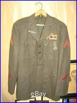 Lot Named WW2 World War 2 Korea USMC Uniform Medals Photos Paper Album Hollywood
