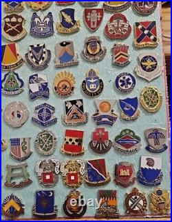 Lot Of 80 NOS of WW1 WWII Insignia, Pins, Medals, Badge Vintage ARMY. A1