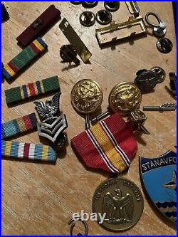 Lot Of WW2 Ribbon Bars And Medals And More! (READ DISC)