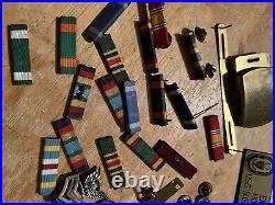 Lot Of WW2 Ribbon Bars And Medals And More! (READ DISC)