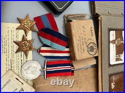 Lot Of Ww2 Medals & Pictures All Related Bowen Royal Signals Baor Etc