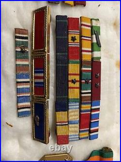 Lot Of Ww2 Ribbon Bars And Medals