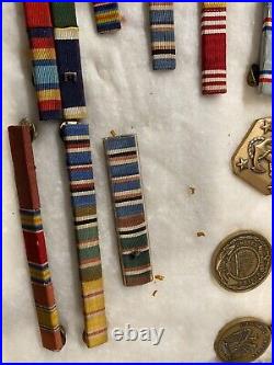 Lot Of Ww2 Ribbon Bars And Medals