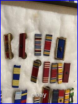 Lot Of Ww2 Ribbon Bars And Medals