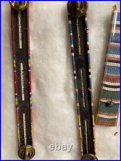 Lot Of Ww2 Ribbon Bars And Medals