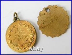 Lot of 3 Sweden Czechoslovakia US WW2 Vintage Mini Miniature Medal Order Badge
