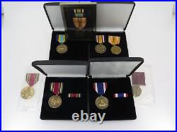 Lot of 8 World War II Commemorative Medals & Asiatic Pacific Campaign Medals